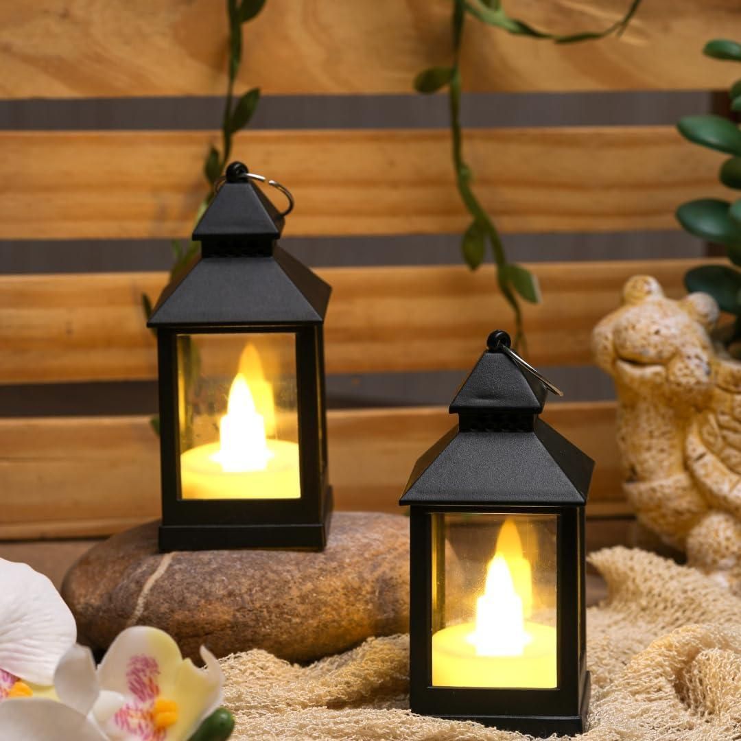 2 Pcs Hanging Decorative Lanterns